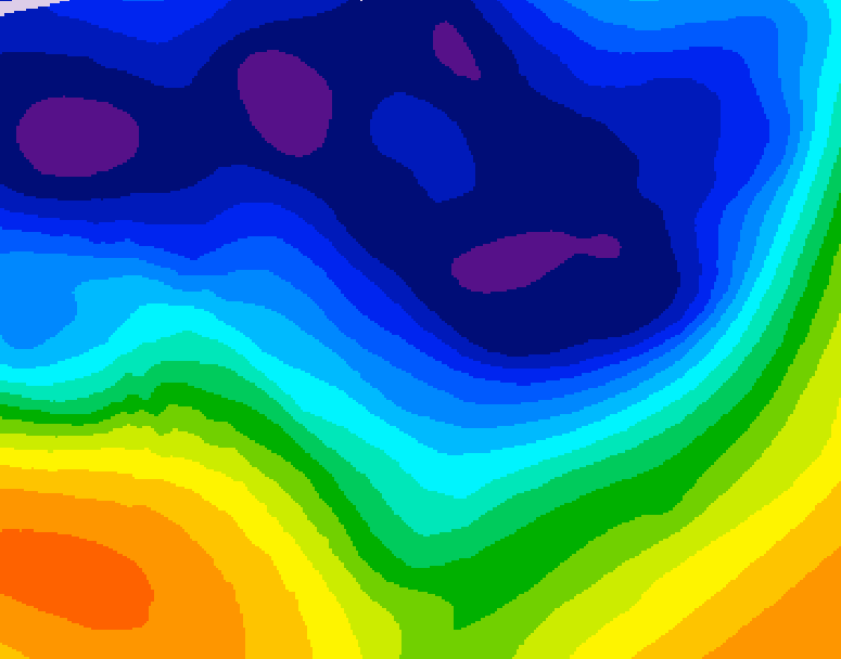 GDPS 500 millibar geopotential height 240 hour forecast chart for Canada based on 2026/01/04 0000Z data