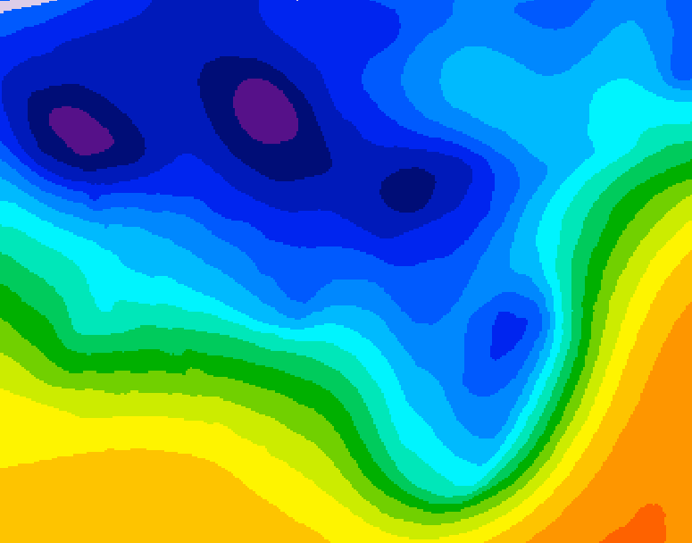 GDPS 500 millibar geopotential height 168 hour forecast chart for Canada based on 2026/01/04 1200Z data
