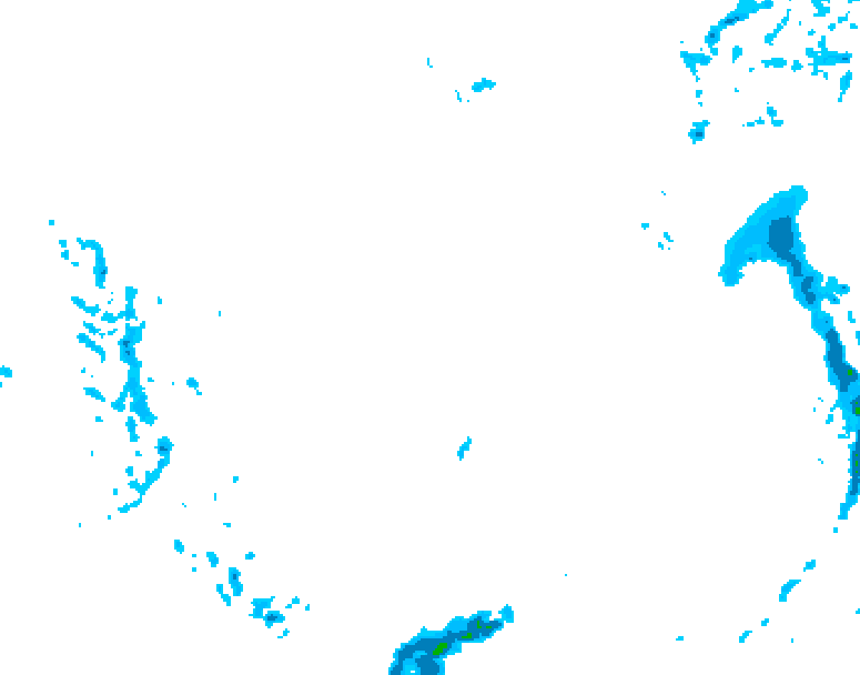 GDPS precipitation 108 hour forecast chart for Canada based on 2026/01/04 0000Z data