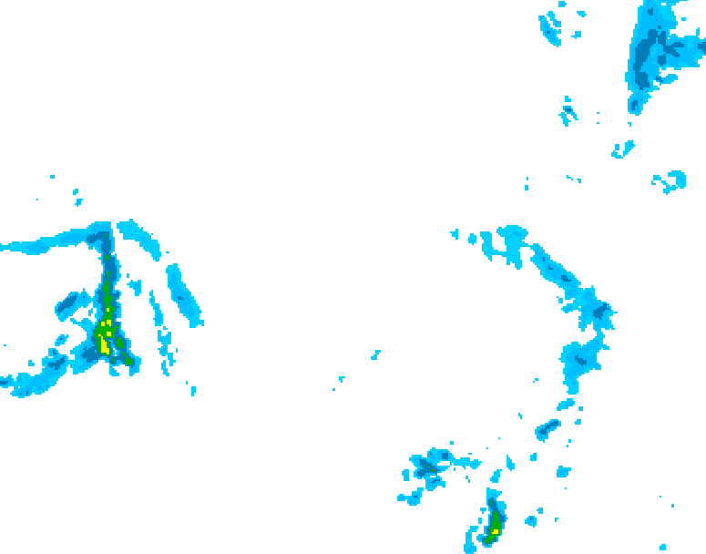 GDPS precipitation 144 hour forecast chart for Canada based on 2026/01/04 0000Z data