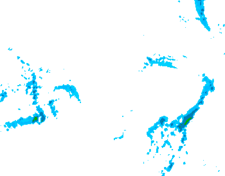 GDPS precipitation 156 hour forecast chart for Canada based on 2026/01/04 0000Z data