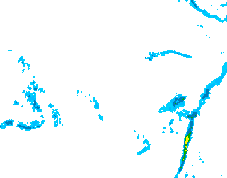 GDPS precipitation 168 hour forecast chart for Canada based on 2026/01/04 0000Z data