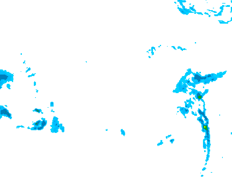 GDPS precipitation 180 hour forecast chart for Canada based on 2026/01/04 0000Z data