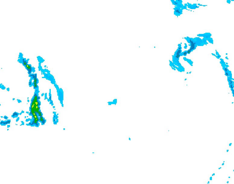 GDPS precipitation 204 hour forecast chart for Canada based on 2026/01/04 0000Z data