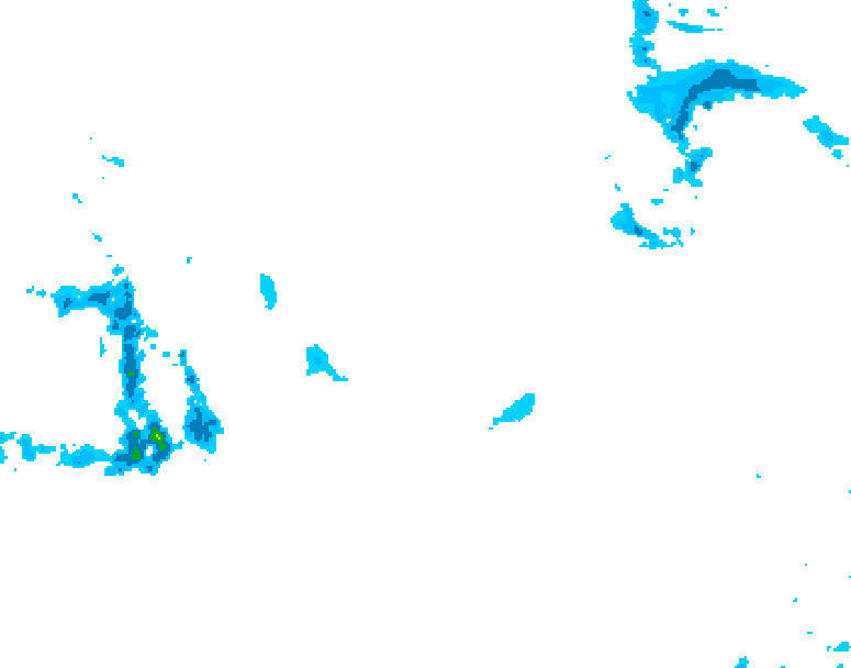 GDPS precipitation 216 hour forecast chart for Canada based on 2026/01/04 0000Z data