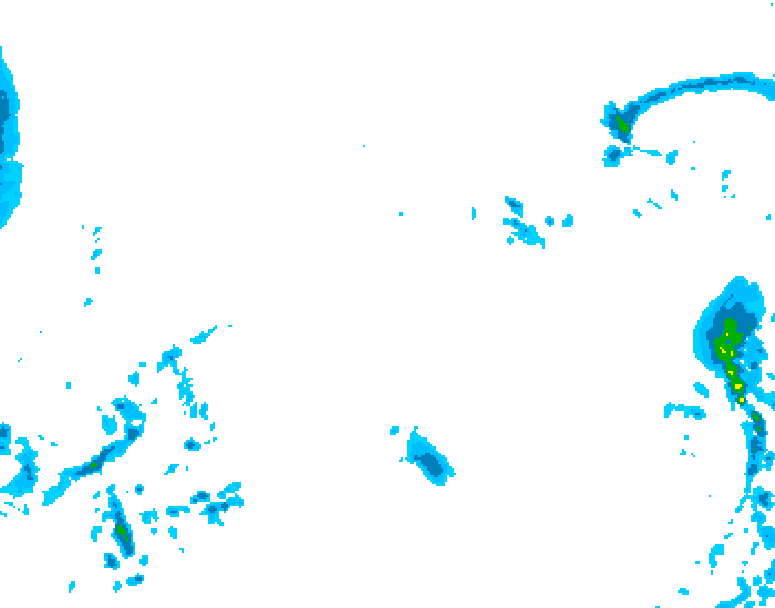 GDPS precipitation 012 hour forecast chart for Canada based on 2026/01/04 1200Z data