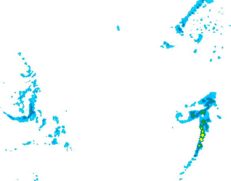 GDPS precipitation 072 hour forecast chart for Canada based on 2026/01/04 1200Z data