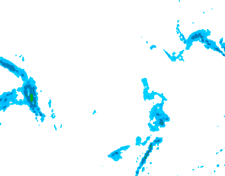 GDPS precipitation 120 hour forecast chart for Canada based on 2026/01/04 1200Z data