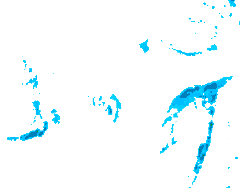 GDPS precipitation 168 hour forecast chart for Canada based on 2026/01/04 1200Z data