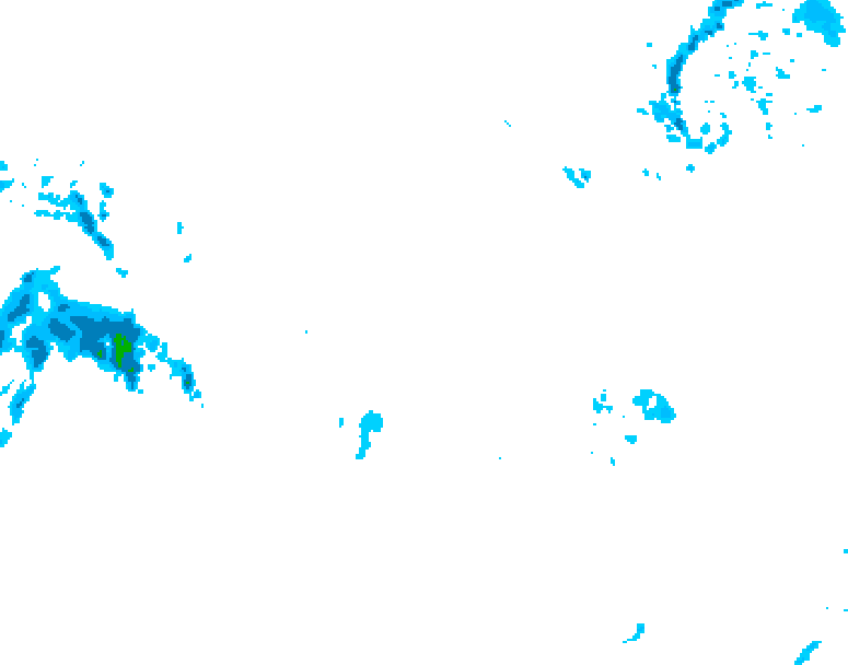 GDPS precipitation 222 hour forecast chart for Canada based on 2026/01/04 1200Z data