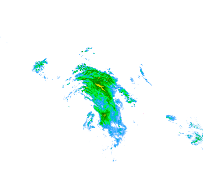 Weather radar data valid at 2026/01/04 23:30 UTC