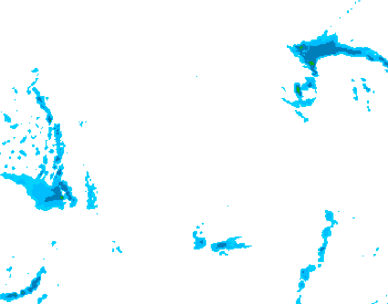 GDPS precipitation 036 hour forecast chart for Canada based on 2026/01/05 0000Z data