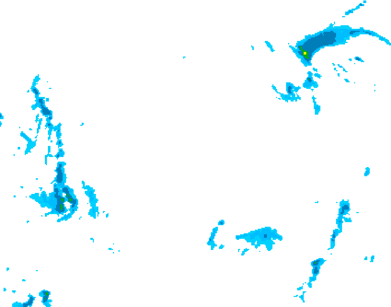 GDPS precipitation 042 hour forecast chart for Canada based on 2026/01/05 0000Z data