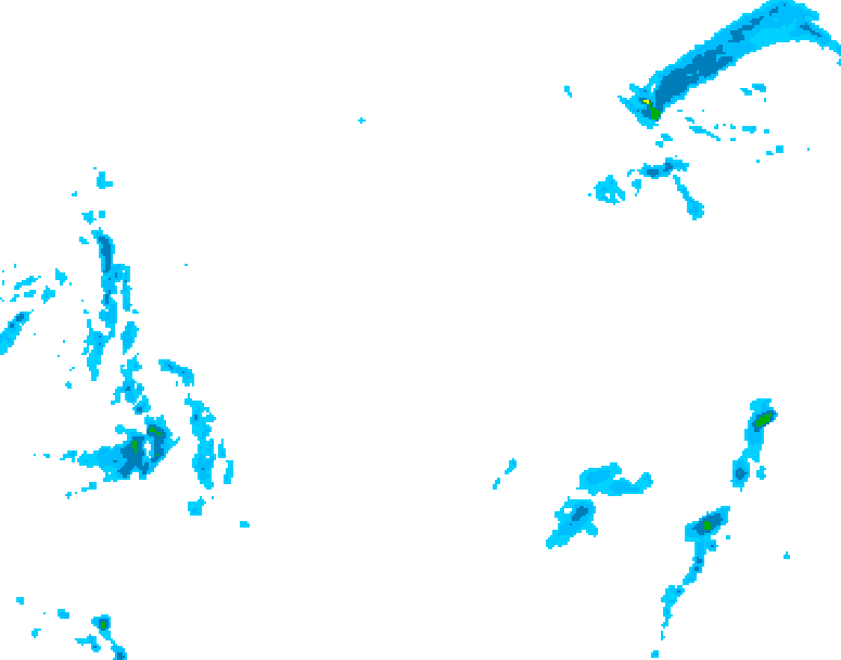 GDPS precipitation 048 hour forecast chart for Canada based on 2026/01/05 0000Z data