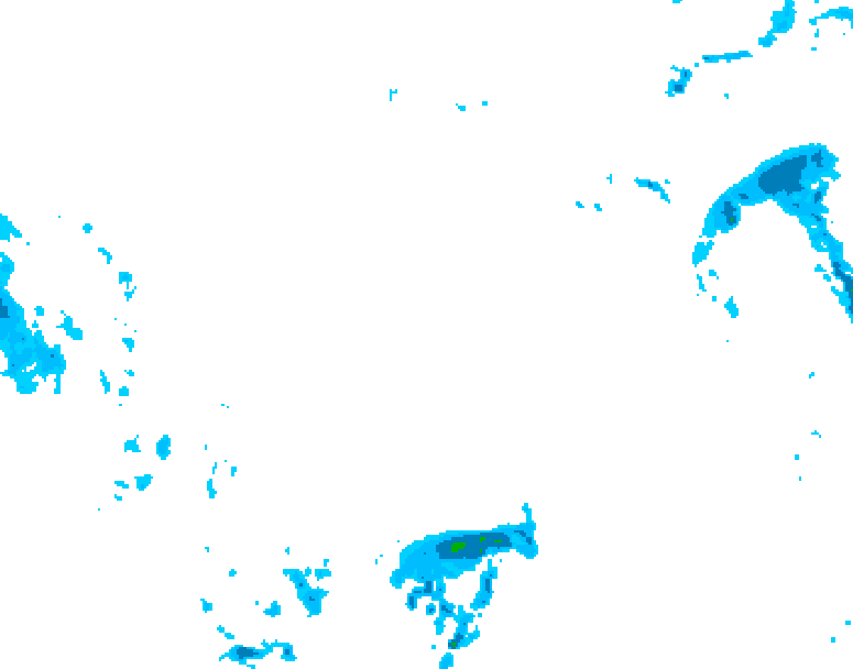 GDPS precipitation 096 hour forecast chart for Canada based on 2026/01/05 0000Z data