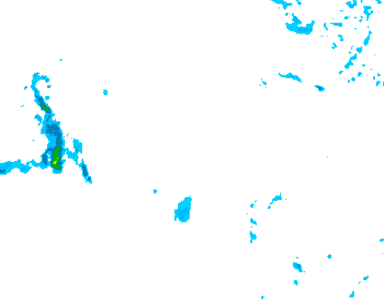 GDPS precipitation 216 hour forecast chart for Canada based on 2026/01/05 0000Z data