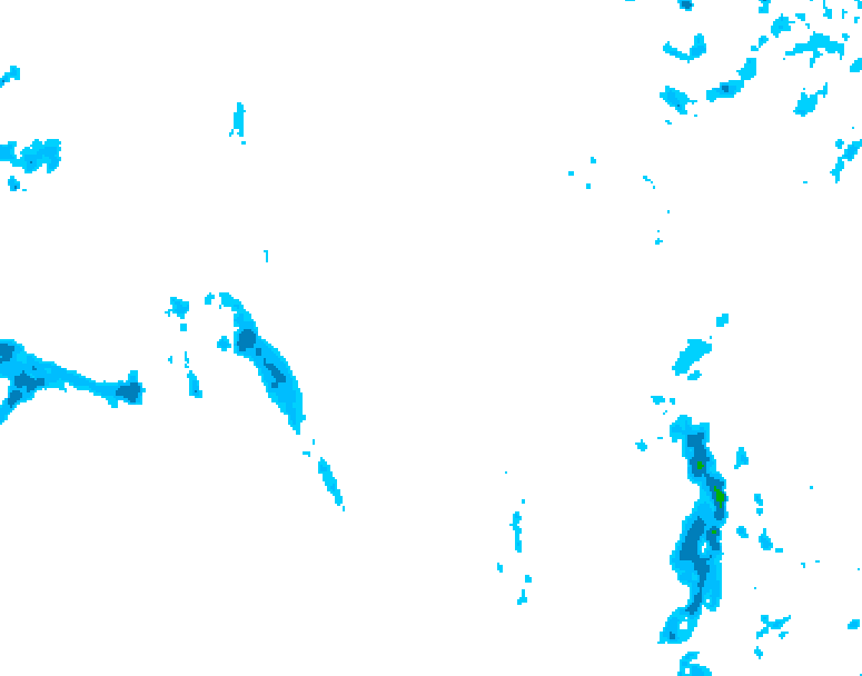 GDPS precipitation 234 hour forecast chart for Canada based on 2026/01/05 0000Z data