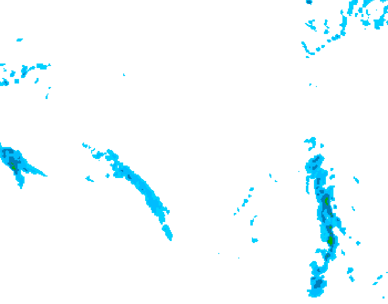 GDPS precipitation 240 hour forecast chart for Canada based on 2026/01/05 0000Z data