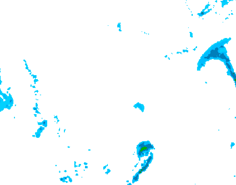 GDPS precipitation 084 hour forecast chart for Canada based on 2026/01/05 1200Z data