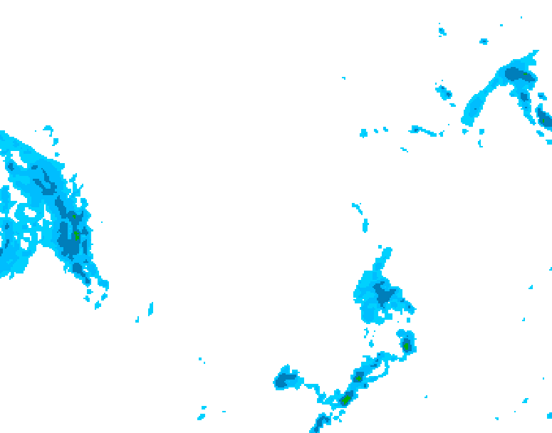 GDPS precipitation 096 hour forecast chart for Canada based on 2026/01/05 1200Z data