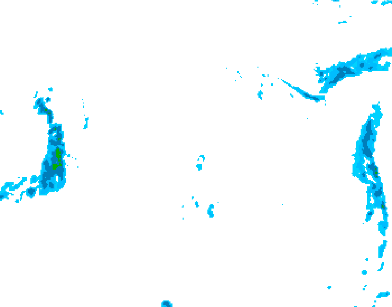 GDPS precipitation 174 hour forecast chart for Canada based on 2026/01/05 1200Z data