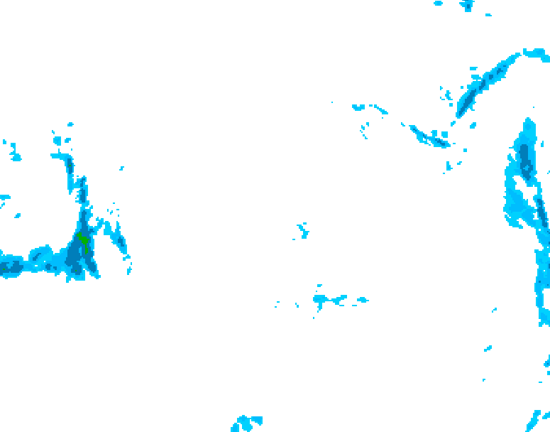 GDPS precipitation 180 hour forecast chart for Canada based on 2026/01/05 1200Z data