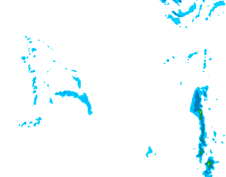 GDPS precipitation 228 hour forecast chart for Canada based on 2026/01/05 1200Z data