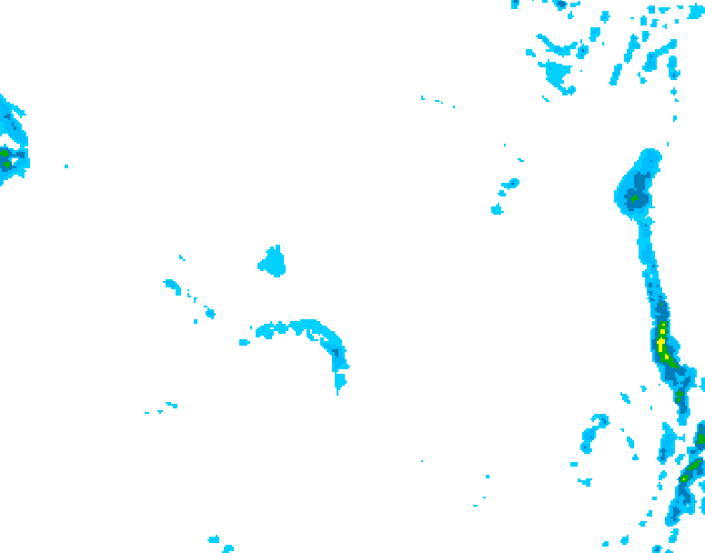 GDPS precipitation 240 hour forecast chart for Canada based on 2026/01/05 1200Z data