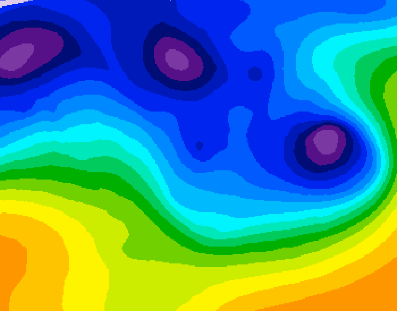 GDPS 500 millibar geopotential height 162 hour forecast chart for Canada based on 2026/01/06 0000Z data