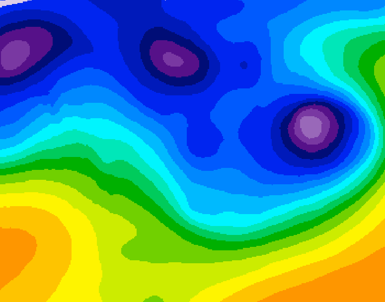 GDPS 500 millibar geopotential height 168 hour forecast chart for Canada based on 2026/01/06 0000Z data