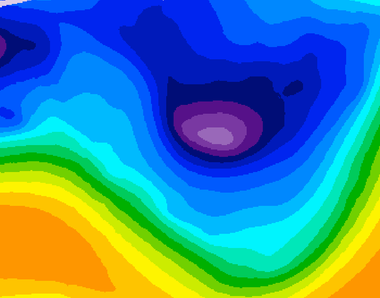 GDPS 500 millibar geopotential height 234 hour forecast chart for Canada based on 2026/01/06 0000Z data