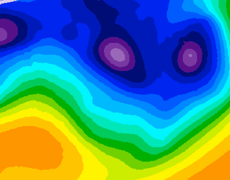 GDPS 500 millibar geopotential height 174 hour forecast chart for Canada based on 2026/01/06 1200Z data