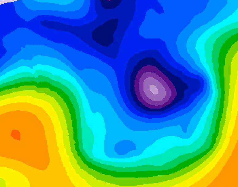 GDPS 500 millibar geopotential height 240 hour forecast chart for Canada based on 2026/01/06 1200Z data