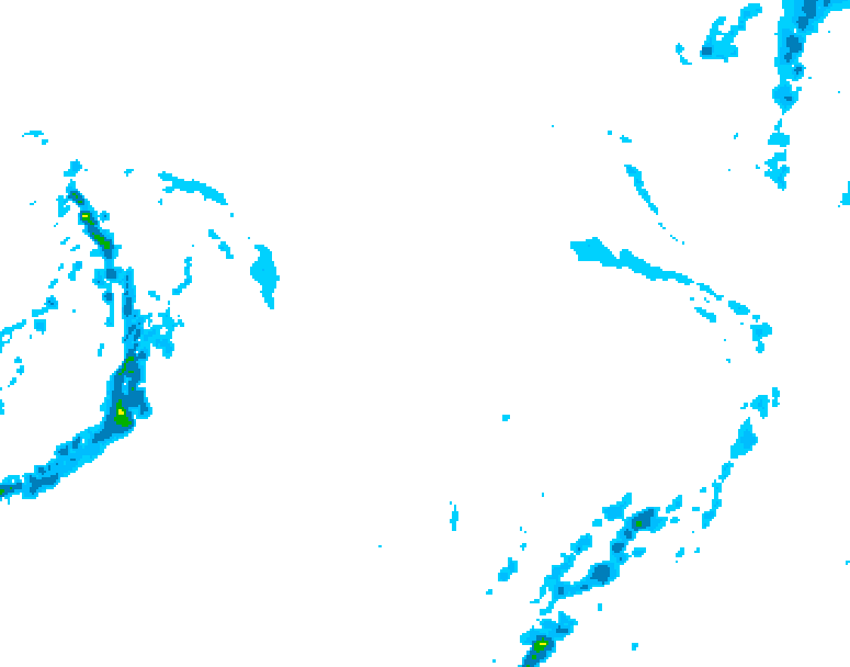 GDPS precipitation 108 hour forecast chart for Canada based on 2026/01/06 0000Z data