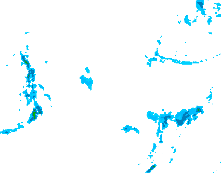 GDPS precipitation 120 hour forecast chart for Canada based on 2026/01/06 0000Z data