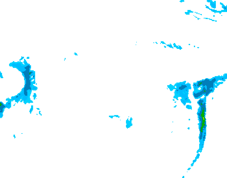 GDPS precipitation 144 hour forecast chart for Canada based on 2026/01/06 0000Z data