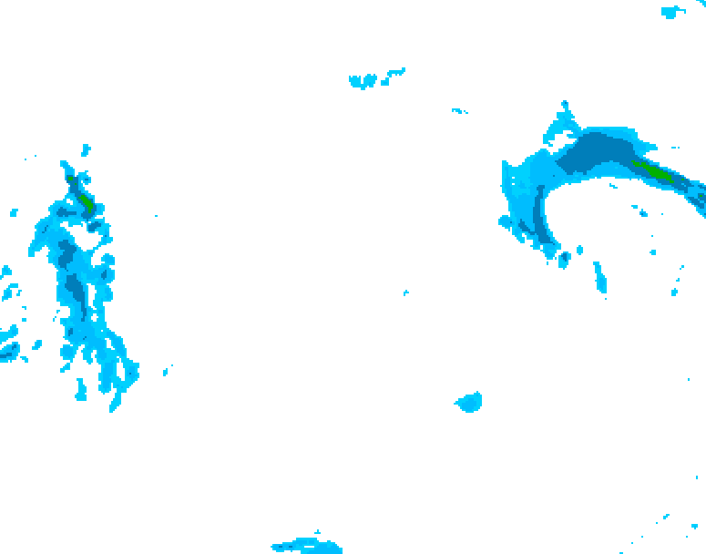 GDPS precipitation 168 hour forecast chart for Canada based on 2026/01/06 0000Z data