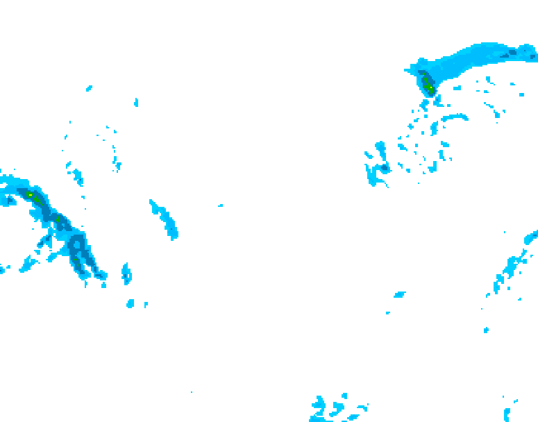 GDPS precipitation 186 hour forecast chart for Canada based on 2026/01/06 0000Z data