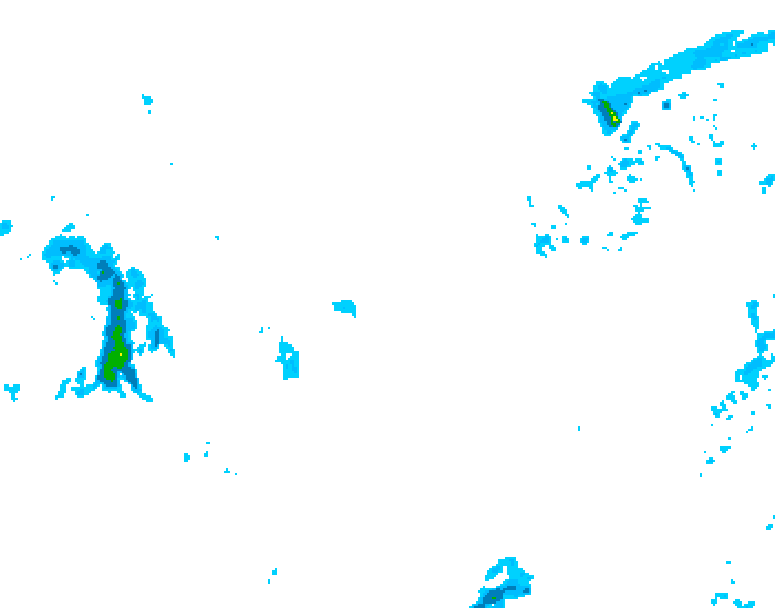GDPS precipitation 192 hour forecast chart for Canada based on 2026/01/06 0000Z data