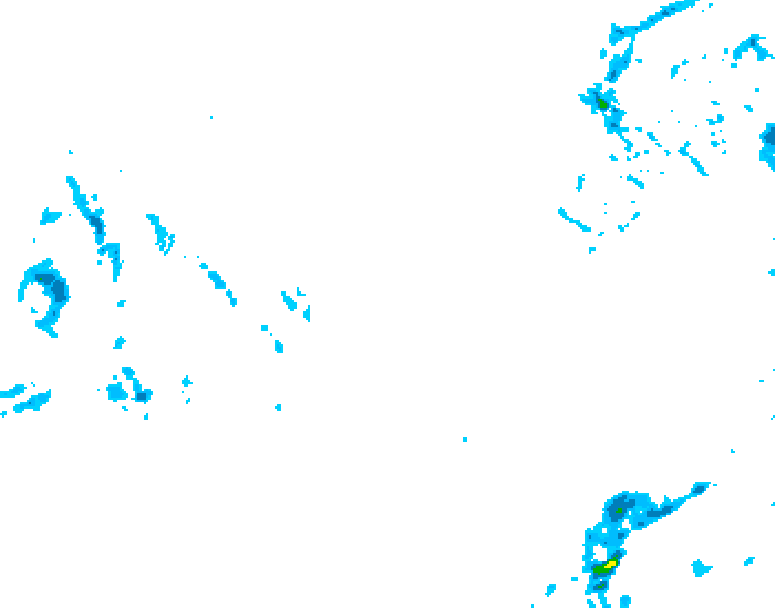 GDPS precipitation 210 hour forecast chart for Canada based on 2026/01/06 0000Z data