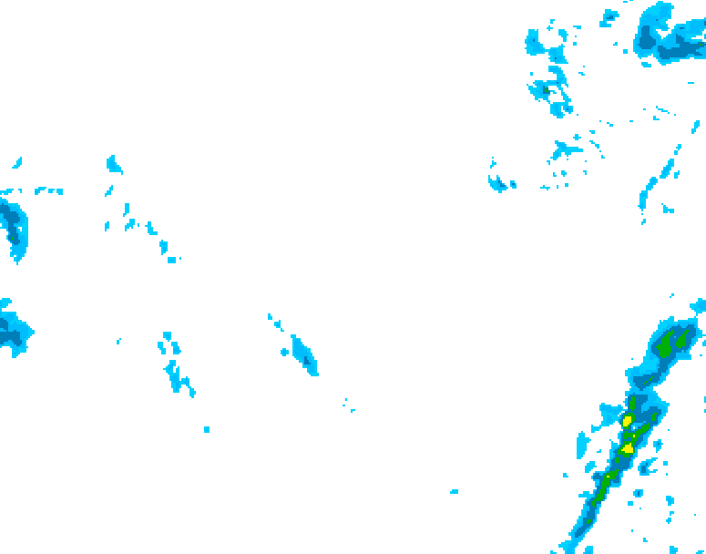 GDPS precipitation 228 hour forecast chart for Canada based on 2026/01/06 0000Z data