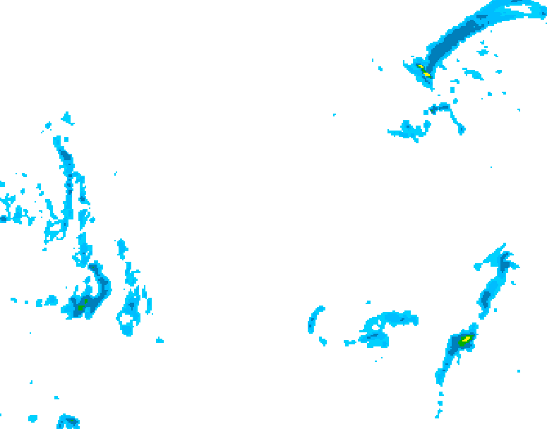GDPS precipitation 012 hour forecast chart for Canada based on 2026/01/06 1200Z data