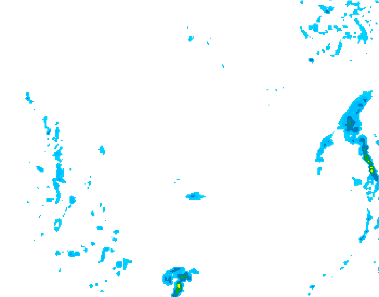 GDPS precipitation 048 hour forecast chart for Canada based on 2026/01/06 1200Z data