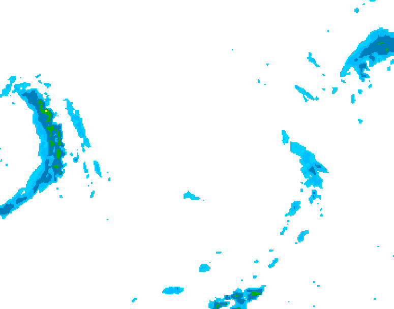 GDPS precipitation 084 hour forecast chart for Canada based on 2026/01/06 1200Z data