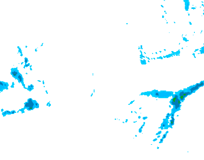 GDPS precipitation 120 hour forecast chart for Canada based on 2026/01/06 1200Z data