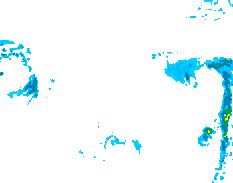 GDPS precipitation 240 hour forecast chart for Canada based on 2026/01/06 1200Z data