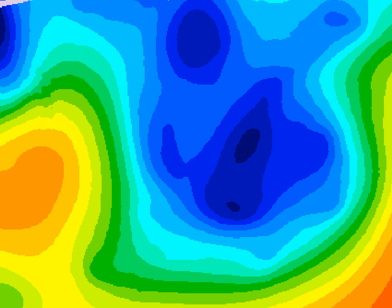 GDPS 500 millibar geopotential height 240 hour forecast chart for Canada based on 2026/01/07 0000Z data