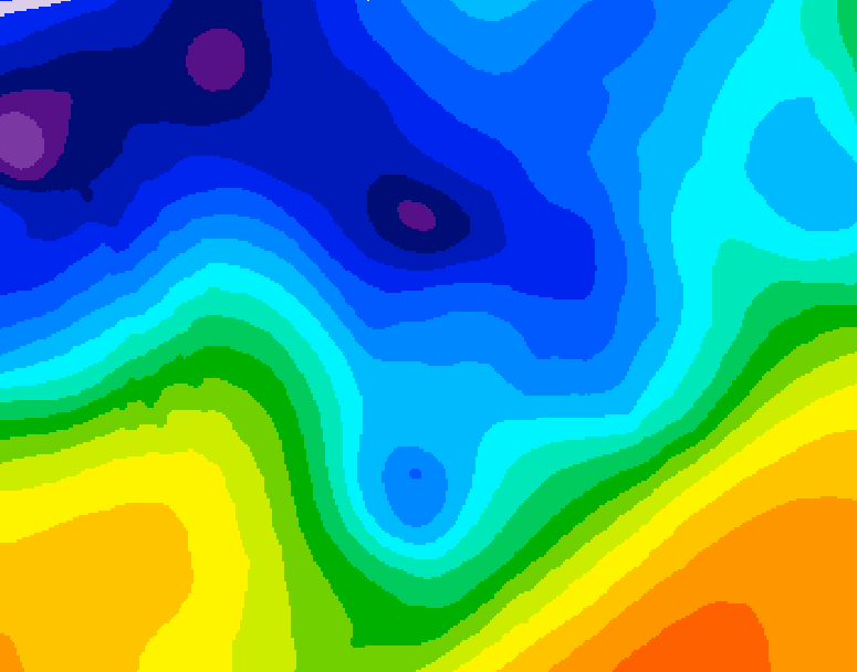 GDPS 500 millibar geopotential height 072 hour forecast chart for Canada based on 2026/01/07 1200Z data
