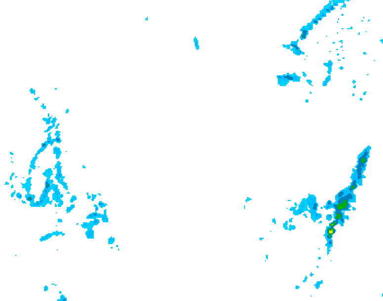 GDPS precipitation 012 hour forecast chart for Canada based on 2026/01/07 0000Z data