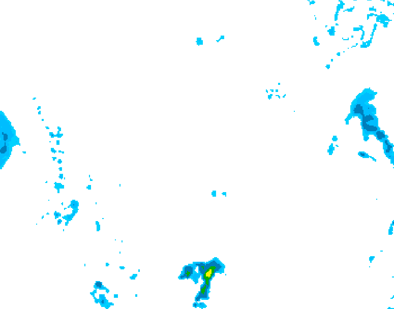 GDPS precipitation 042 hour forecast chart for Canada based on 2026/01/07 0000Z data